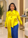 The Signature Drape Blouse
