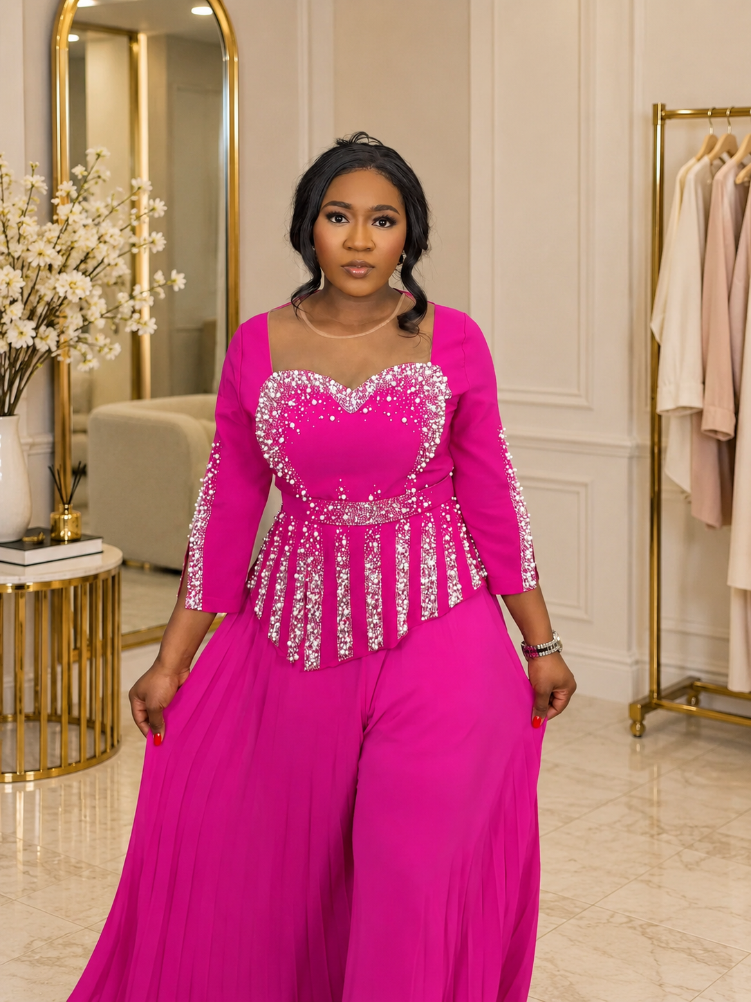Glam Crystal Jumpsuit