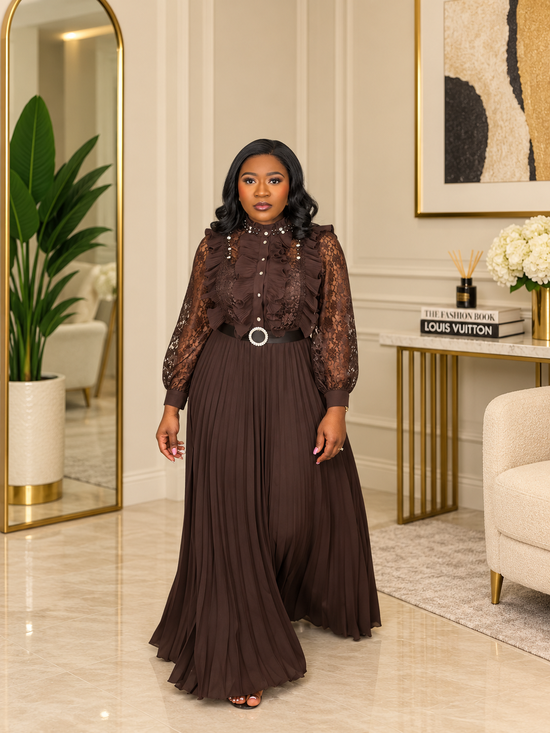 Mocha Luxe Dress