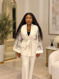 Petal Mist Cream Suit