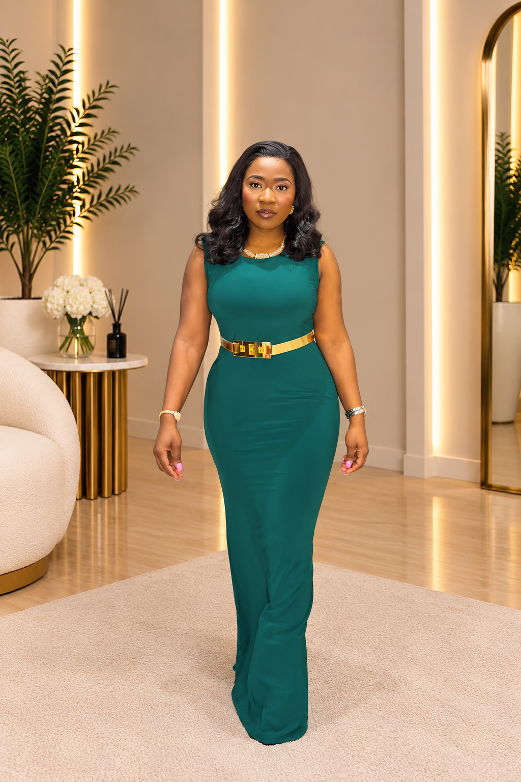Emerald Breeze Couture