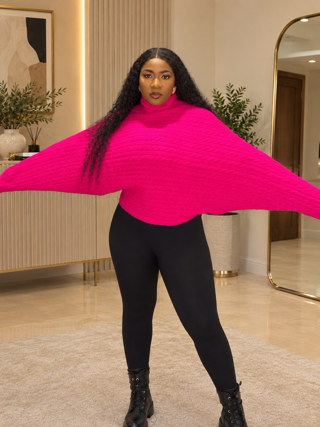 Cotton Candy Pink Sweater