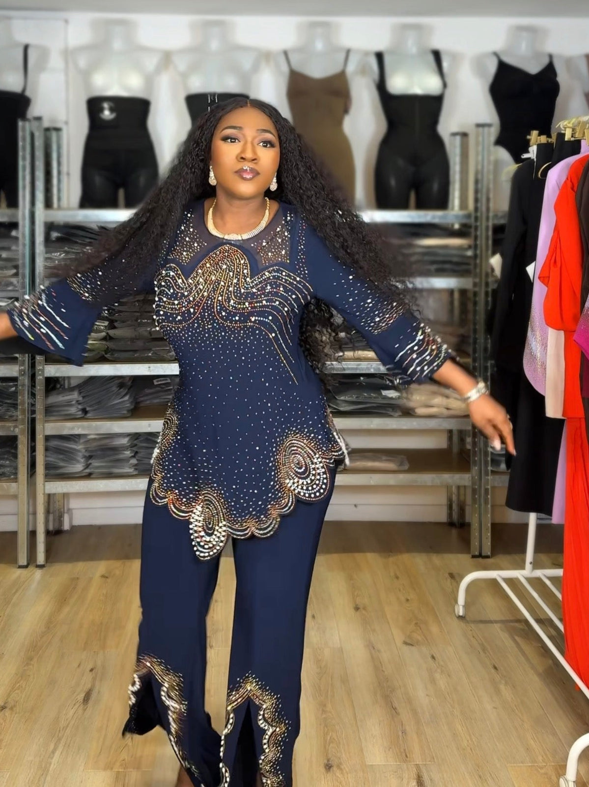 Zaria Luxe Embellished Set
