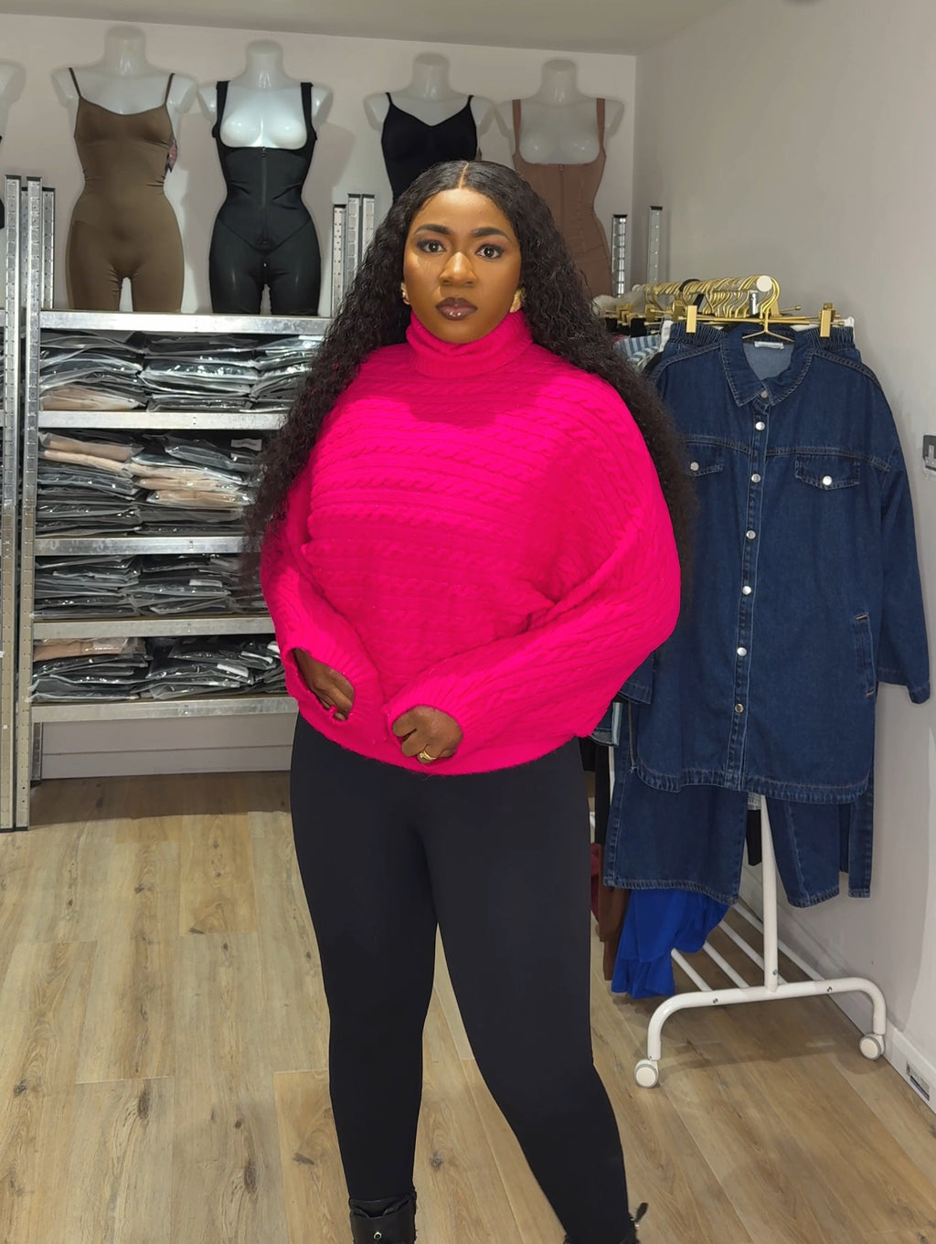 Cotton Candy Pink Sweater