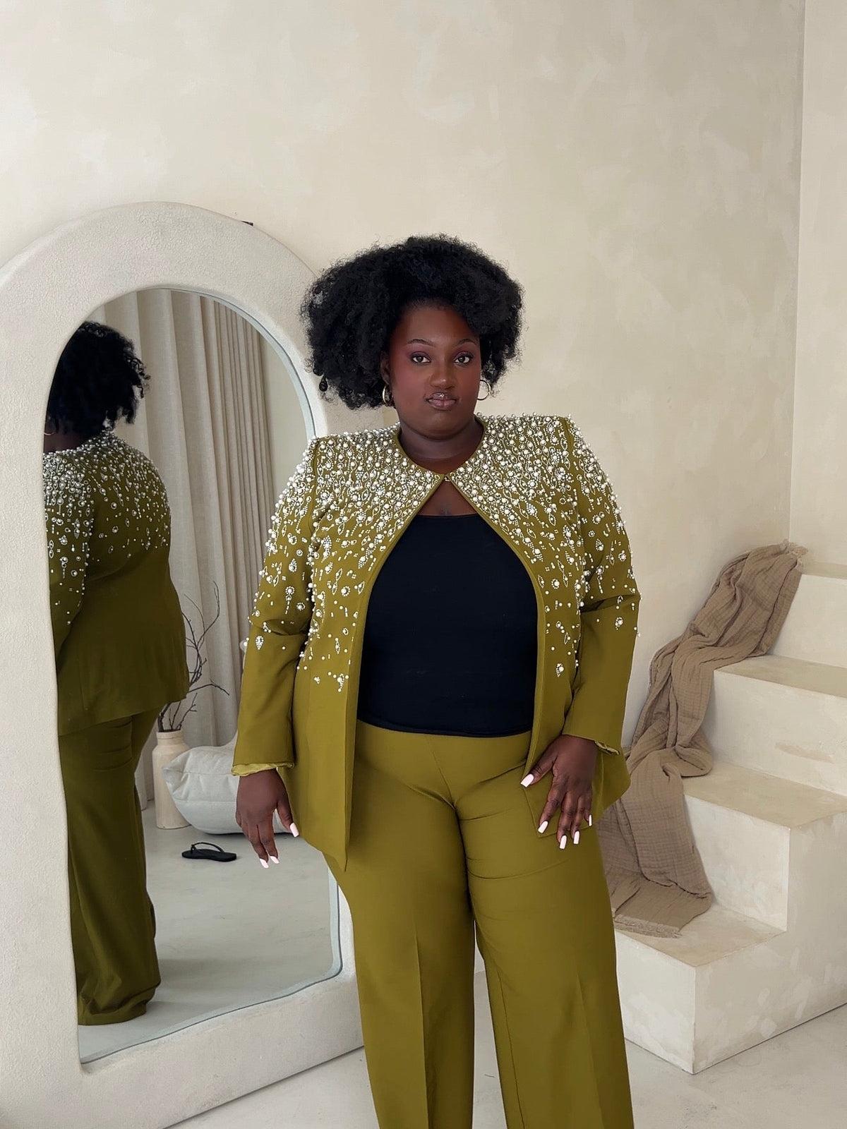 The Olive Muse Suit Set