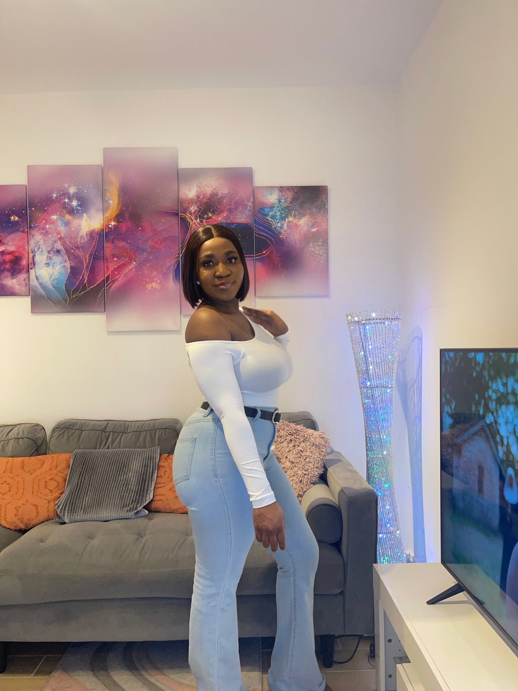 Long Sleeve Offshoulder Bodysuit