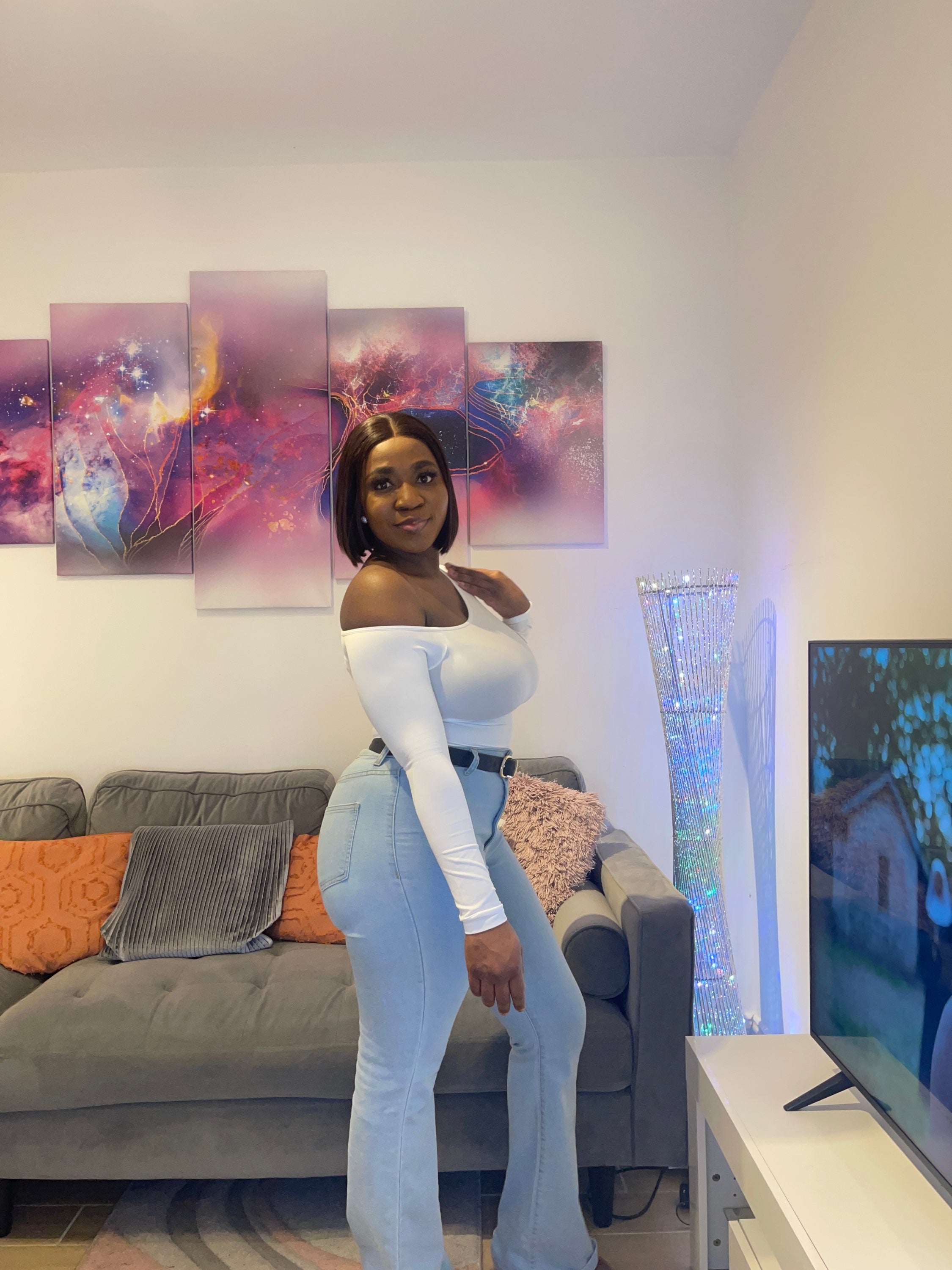Long Sleeve Offshoulder Bodysuit