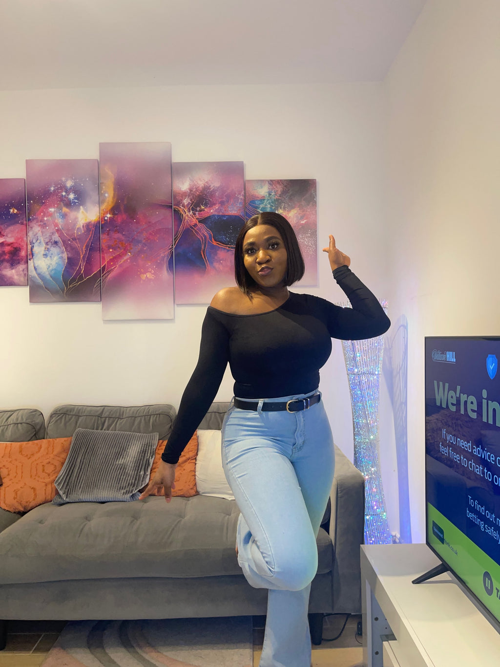 Long Sleeve Offshoulder Bodysuit