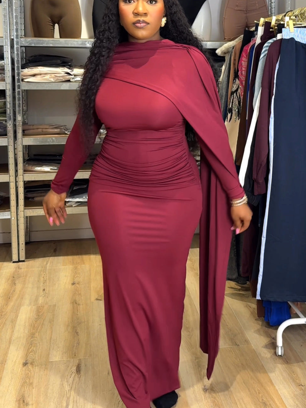 Ruby Drape Dress