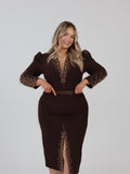 Midnight Ember Sculpt Dress
