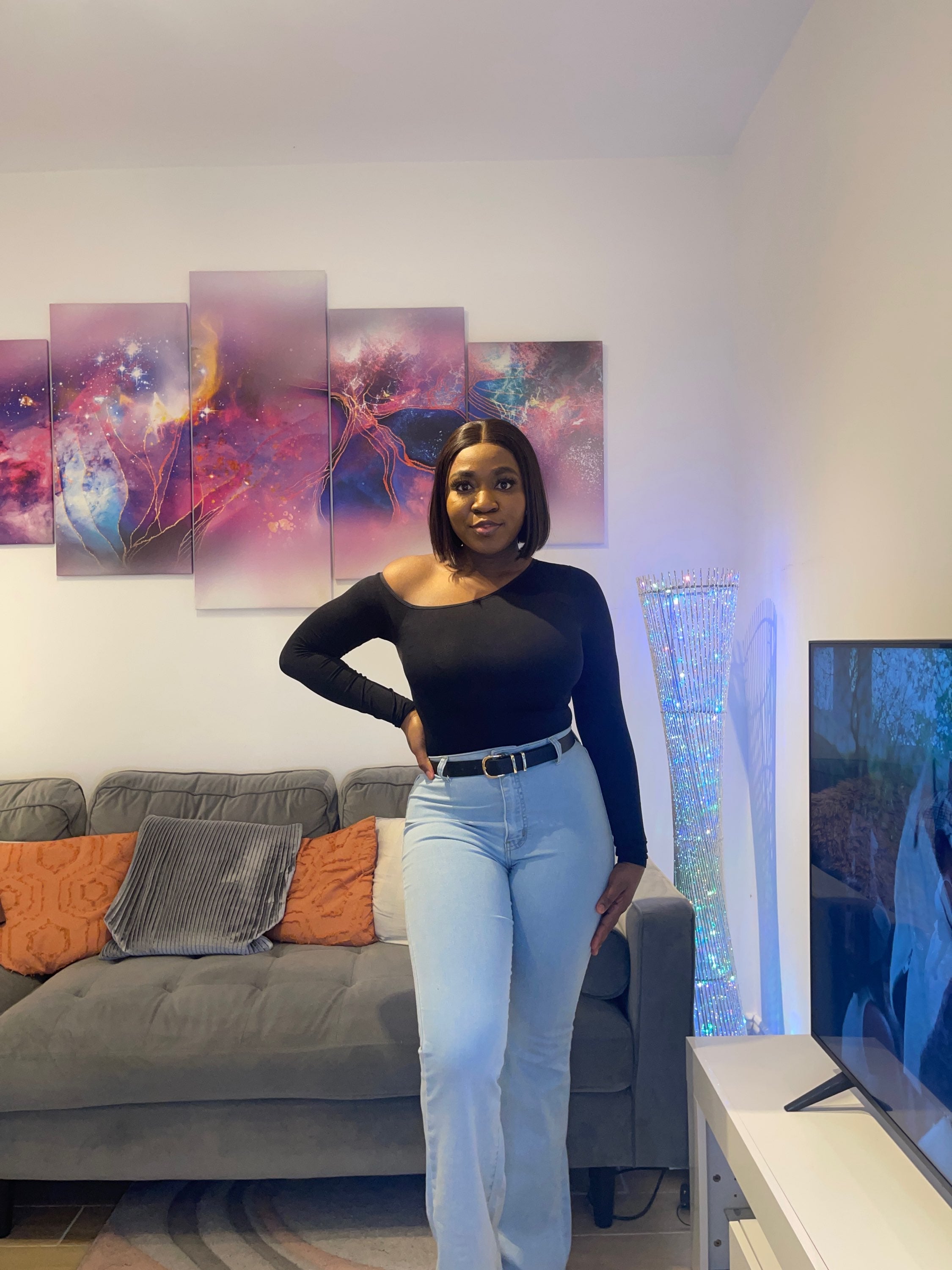Long Sleeve Offshoulder Bodysuit