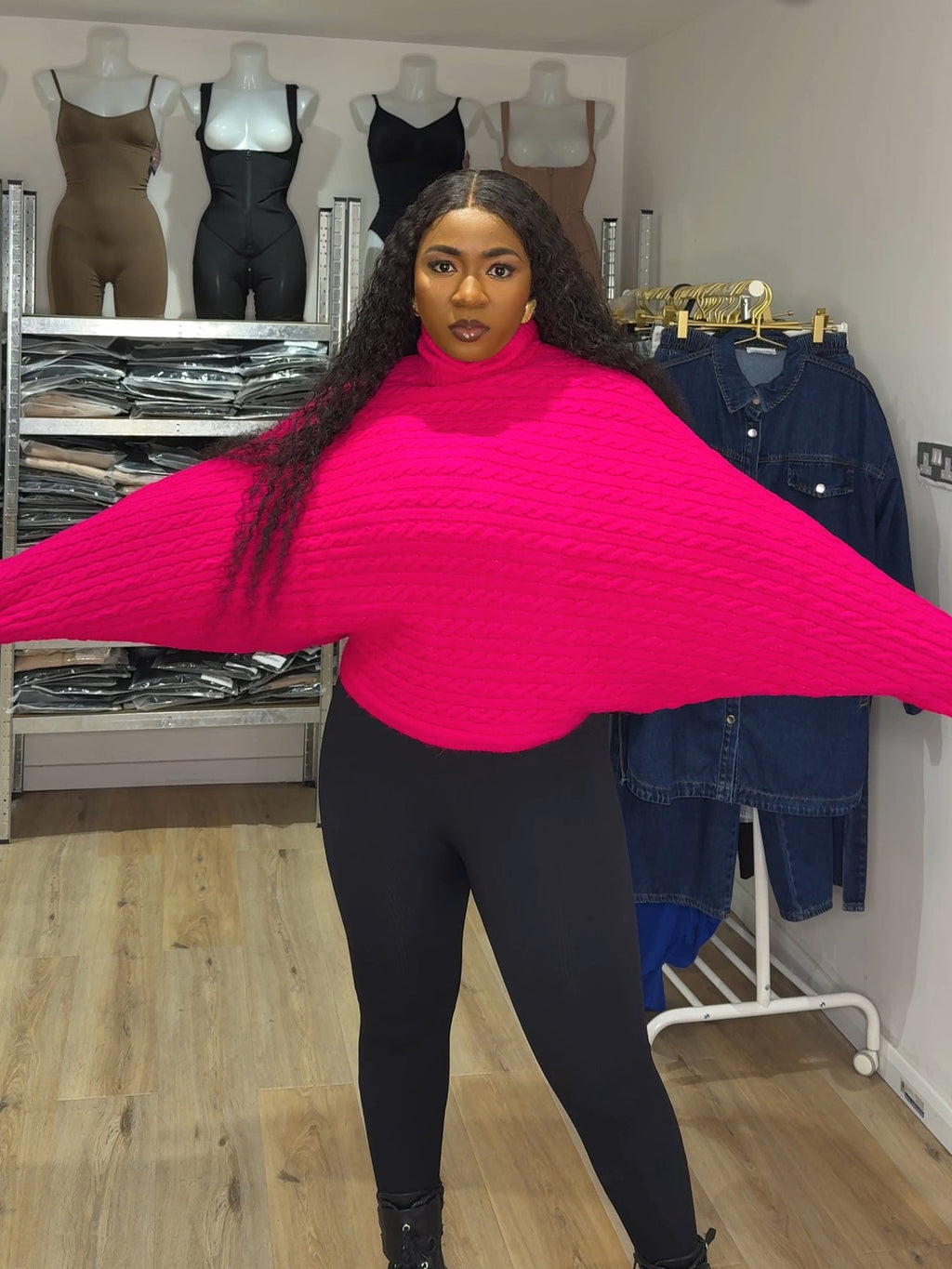 Cotton Candy Pink Sweater