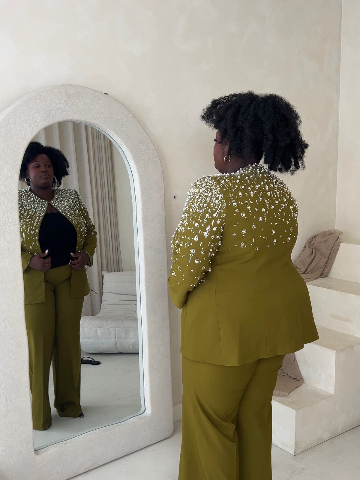 The Olive Muse Suit Set