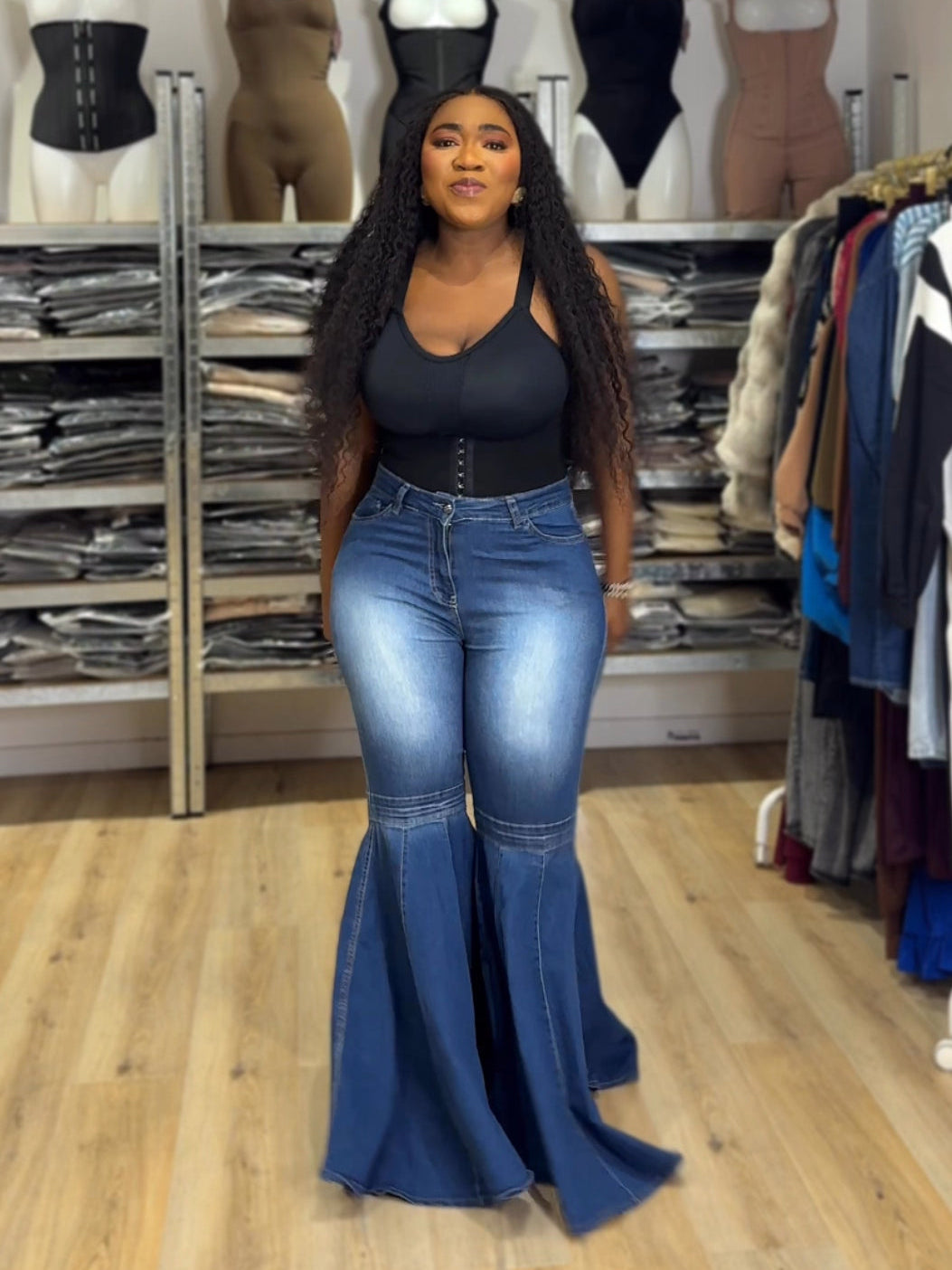Drama girl flare jeans