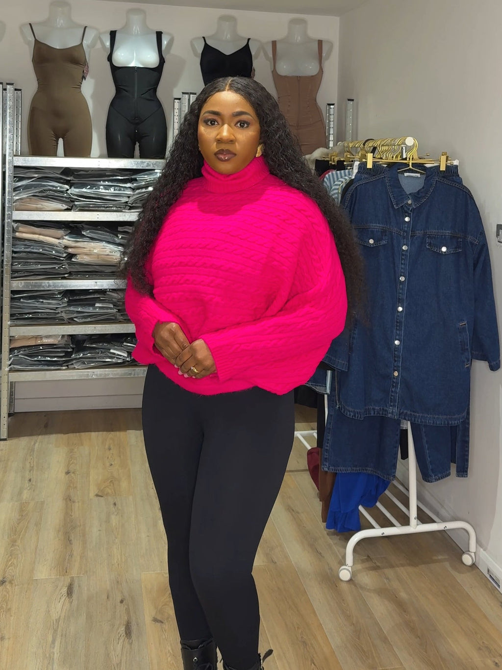 Cotton Candy Pink Sweater