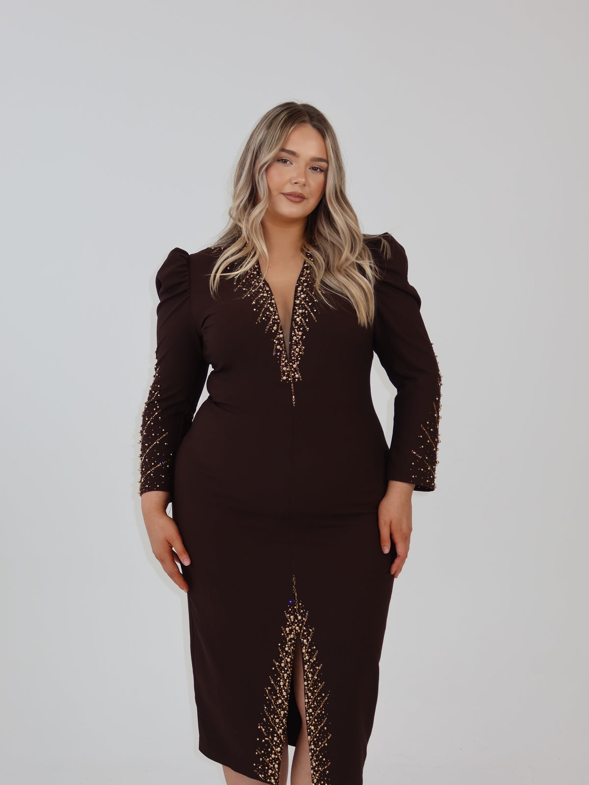 Midnight Ember Sculpt Dress