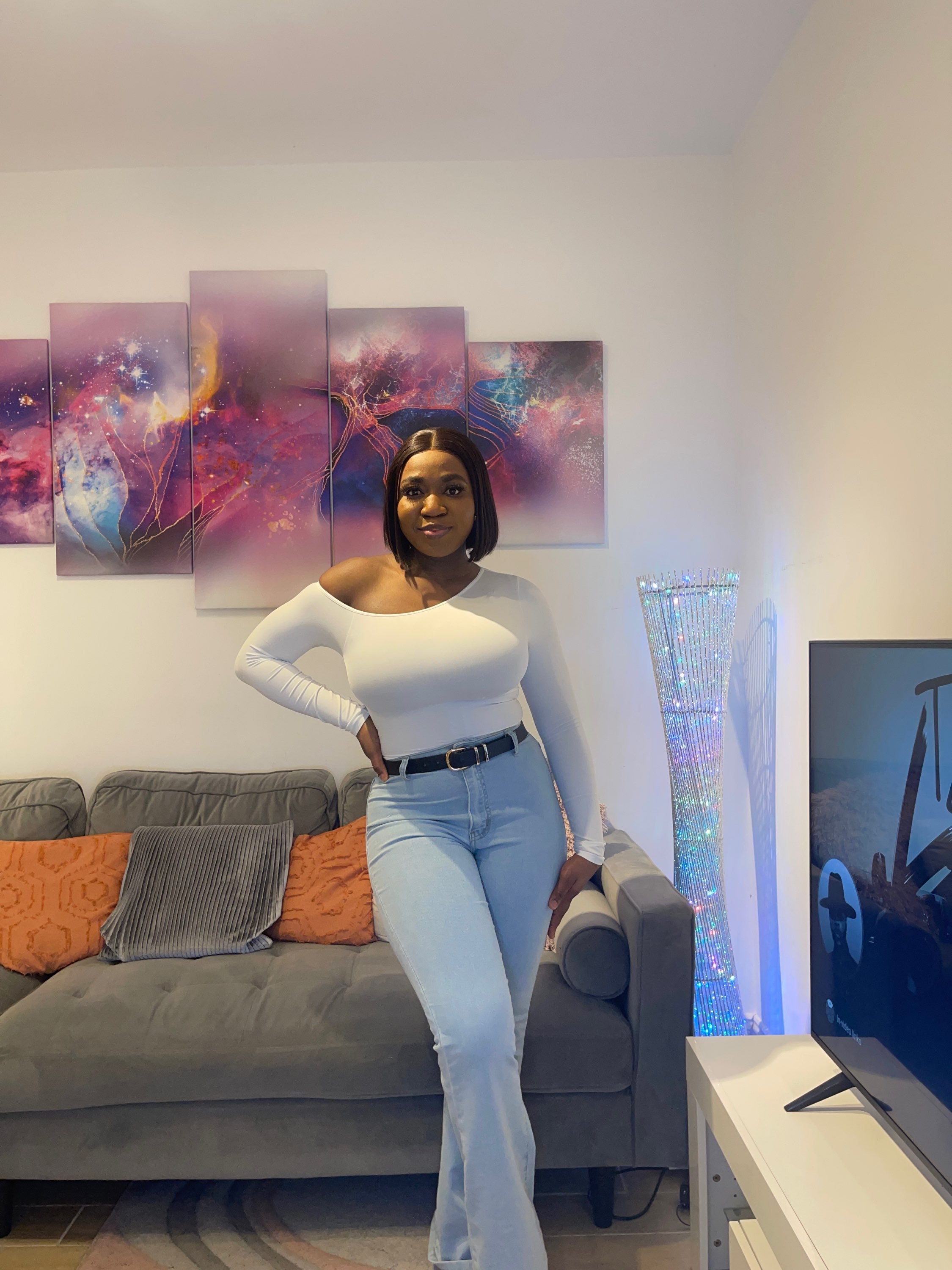 Long Sleeve Offshoulder Bodysuit