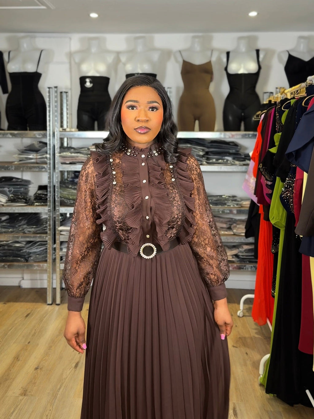 Mocha Luxe Dress