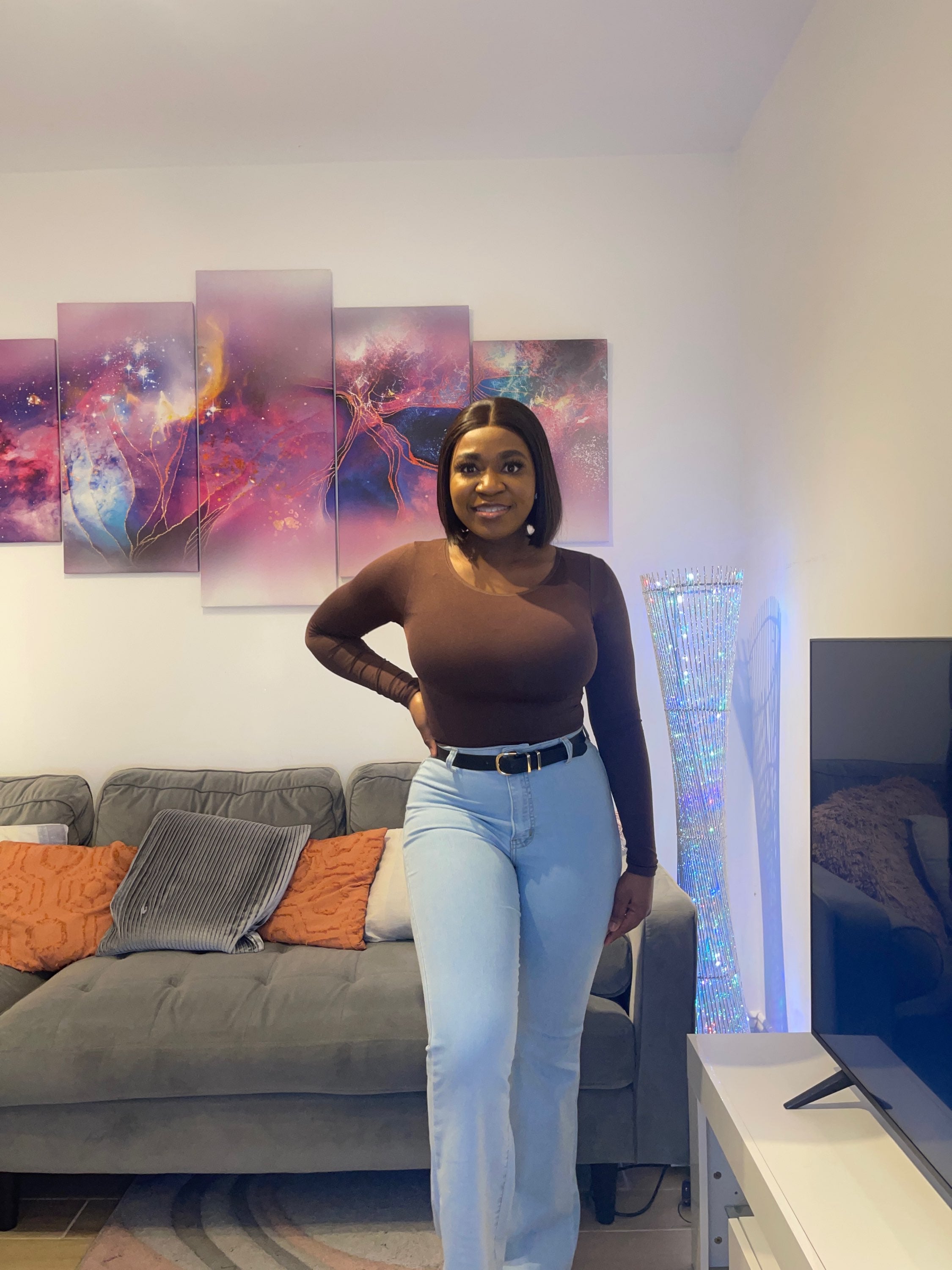 Round Neck Long Sleeve Bodysuit
