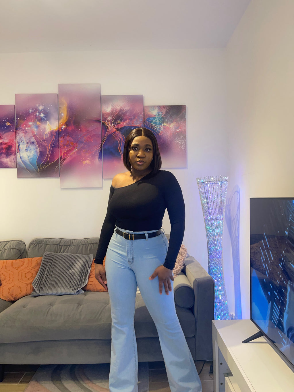 Long Sleeve Offshoulder Bodysuit