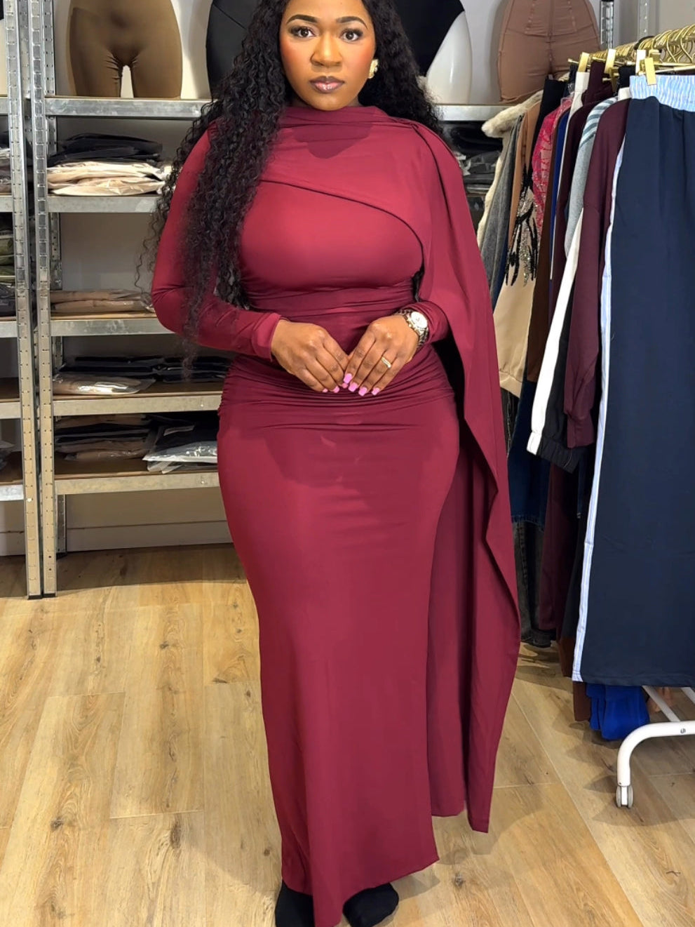 Ruby Drape Dress