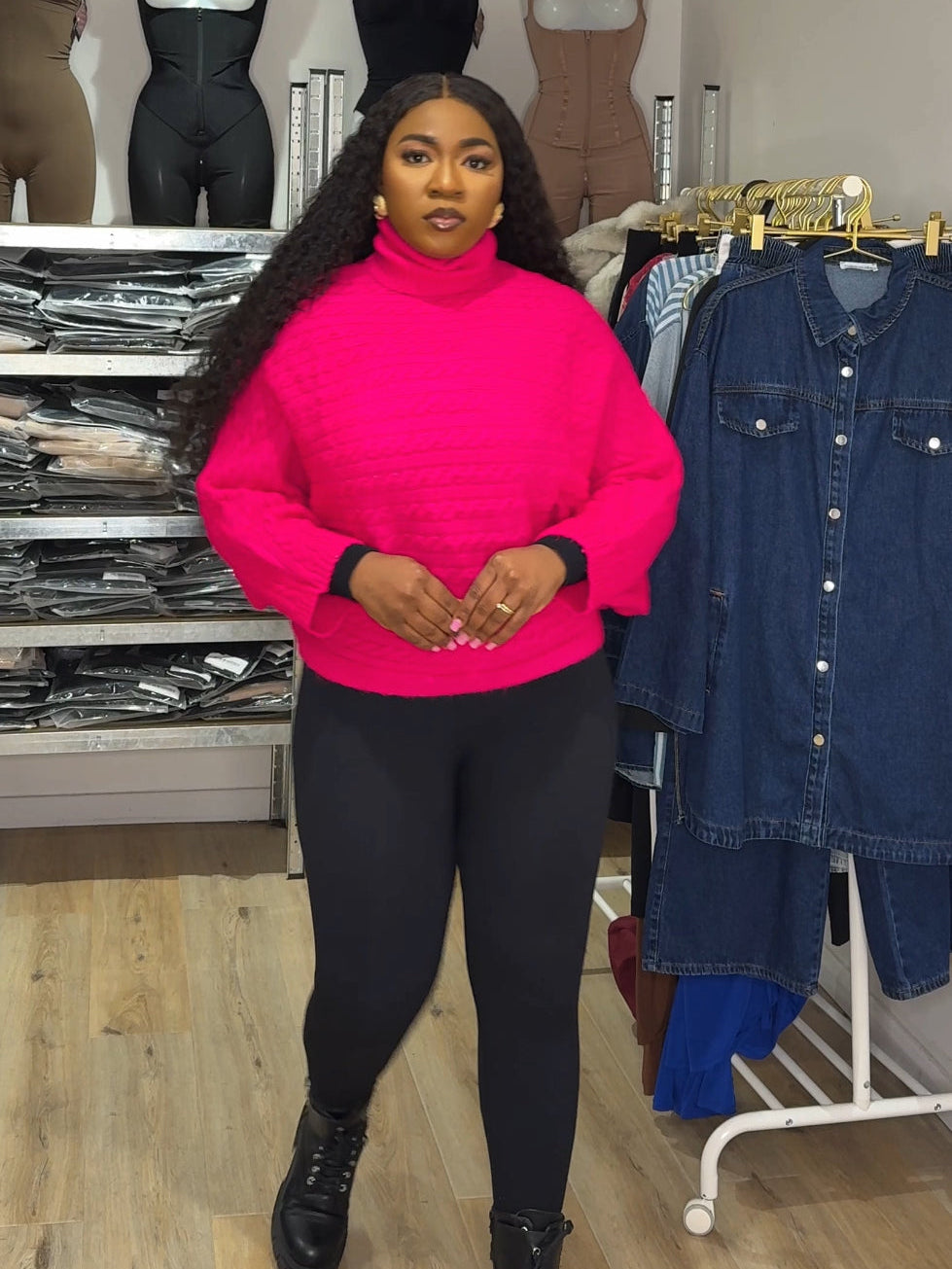 Cotton Candy Pink Sweater