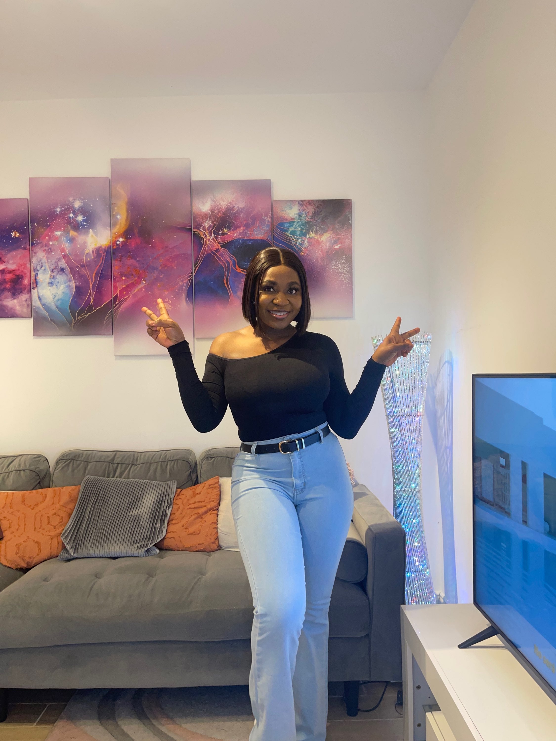 Long Sleeve Offshoulder Bodysuit