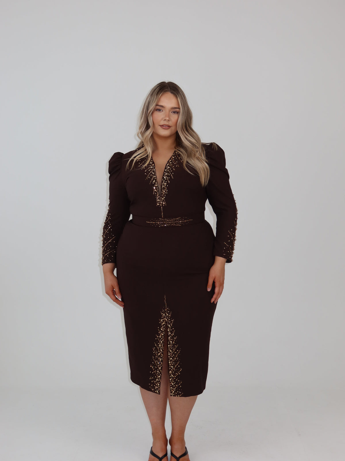 Midnight Ember Sculpt Dress