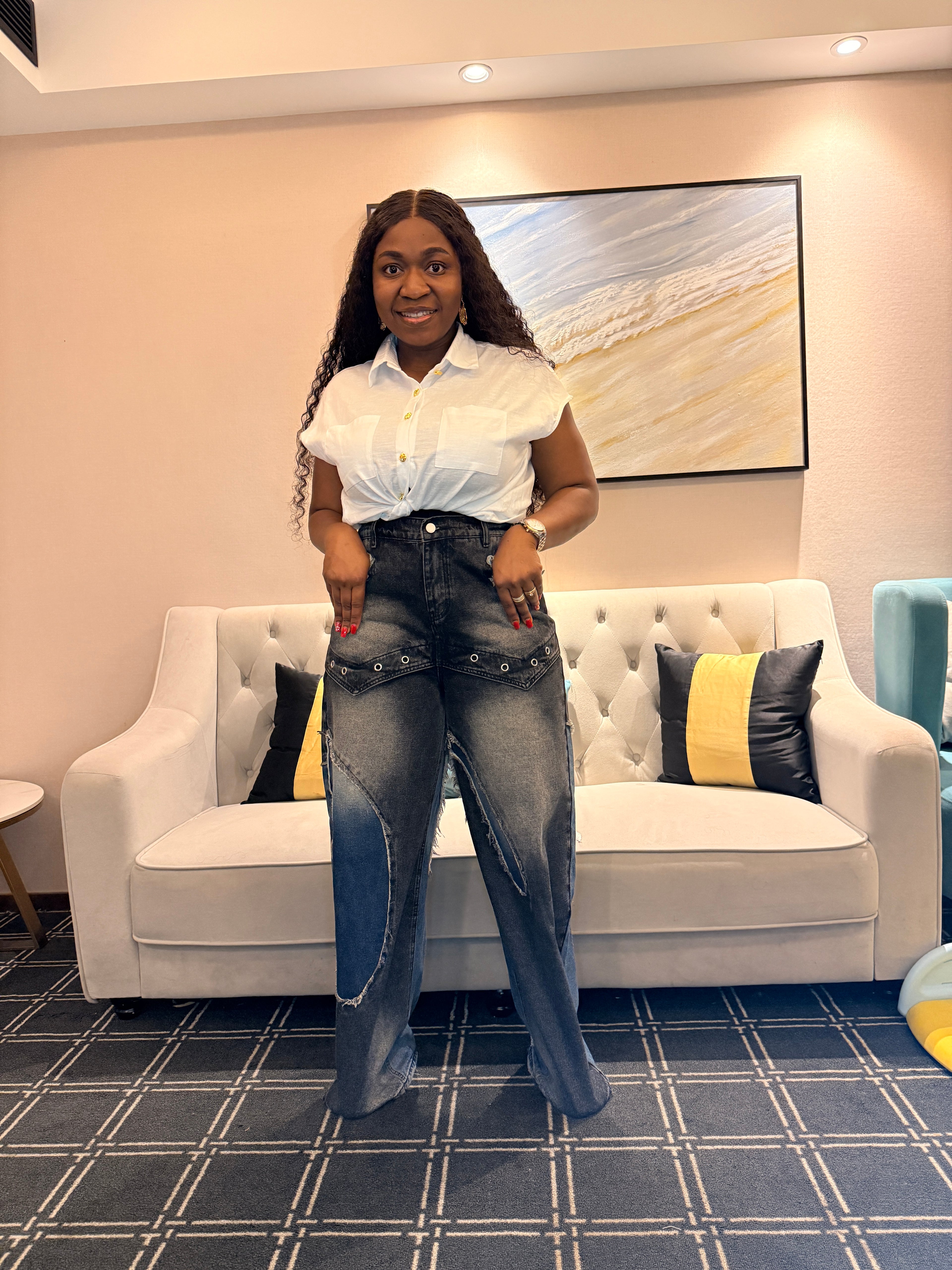 Fierce Stud Jeans