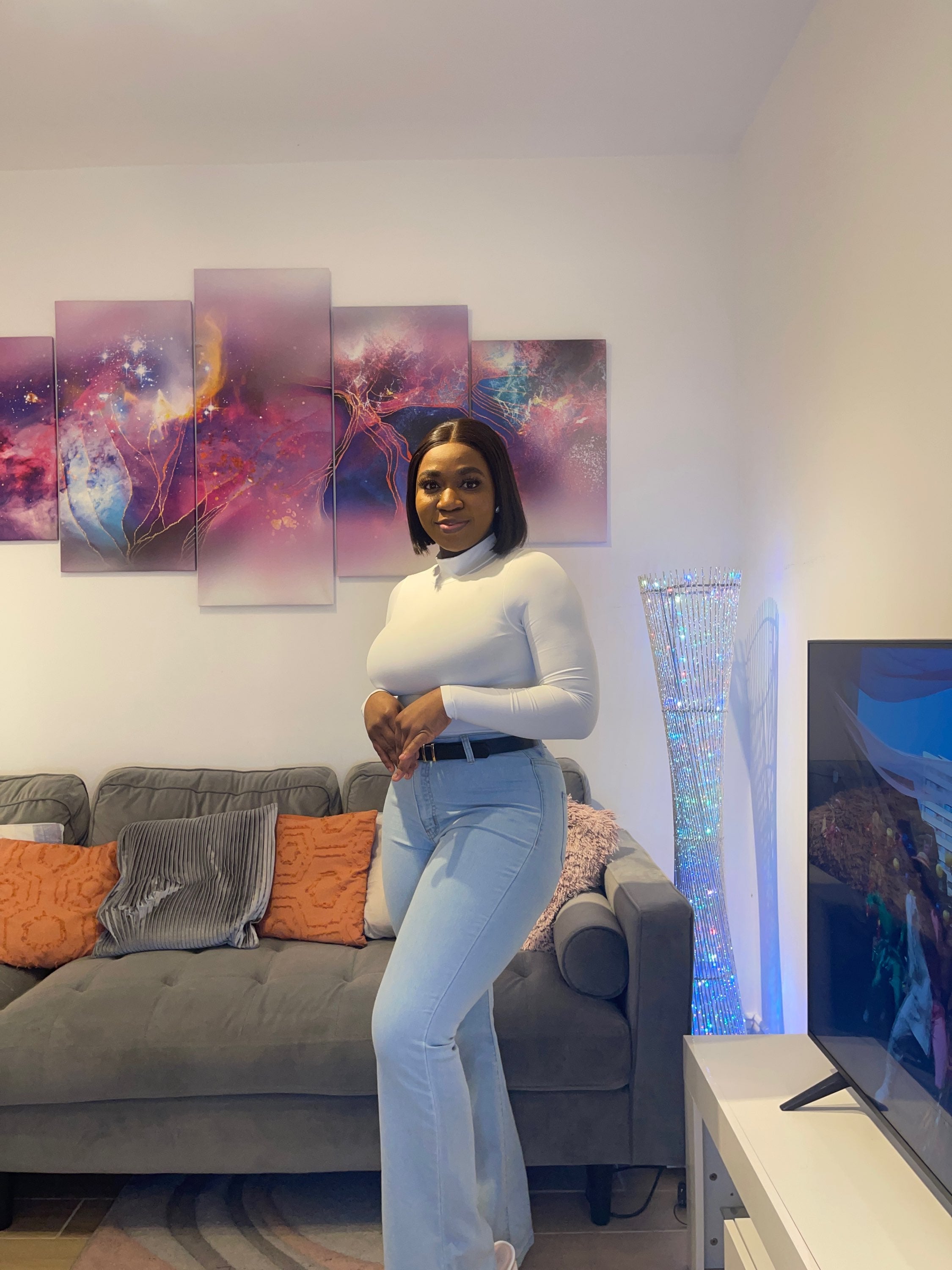 Long Sleeve Turtle Neck Bodysuit