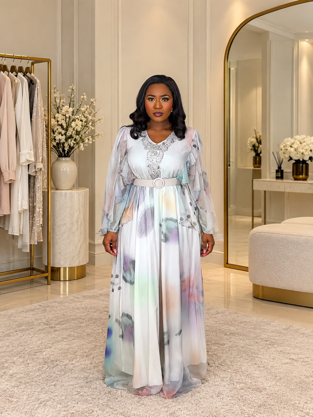 Pastel Dream Maxi Dress