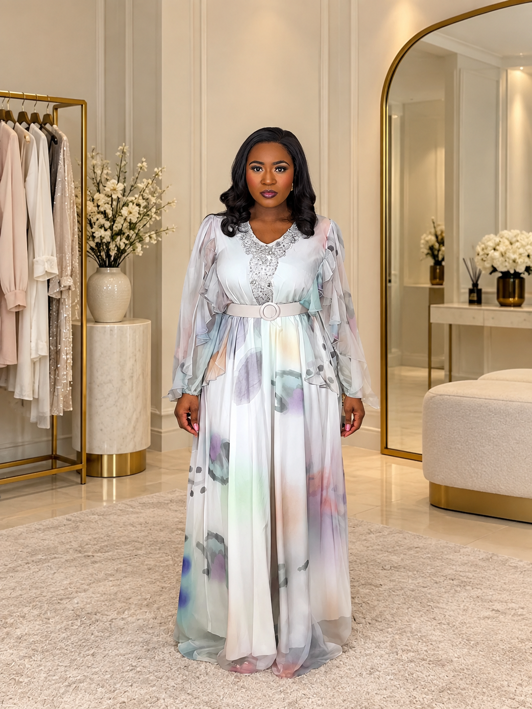Pastel Dream Maxi Dress