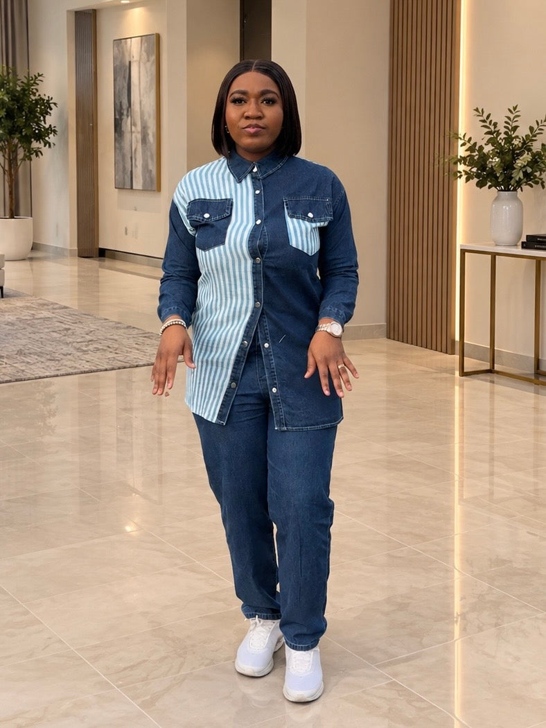 2pcs Mixed Denim