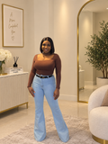 Rectangle Long Sleeve Neck bodysuit