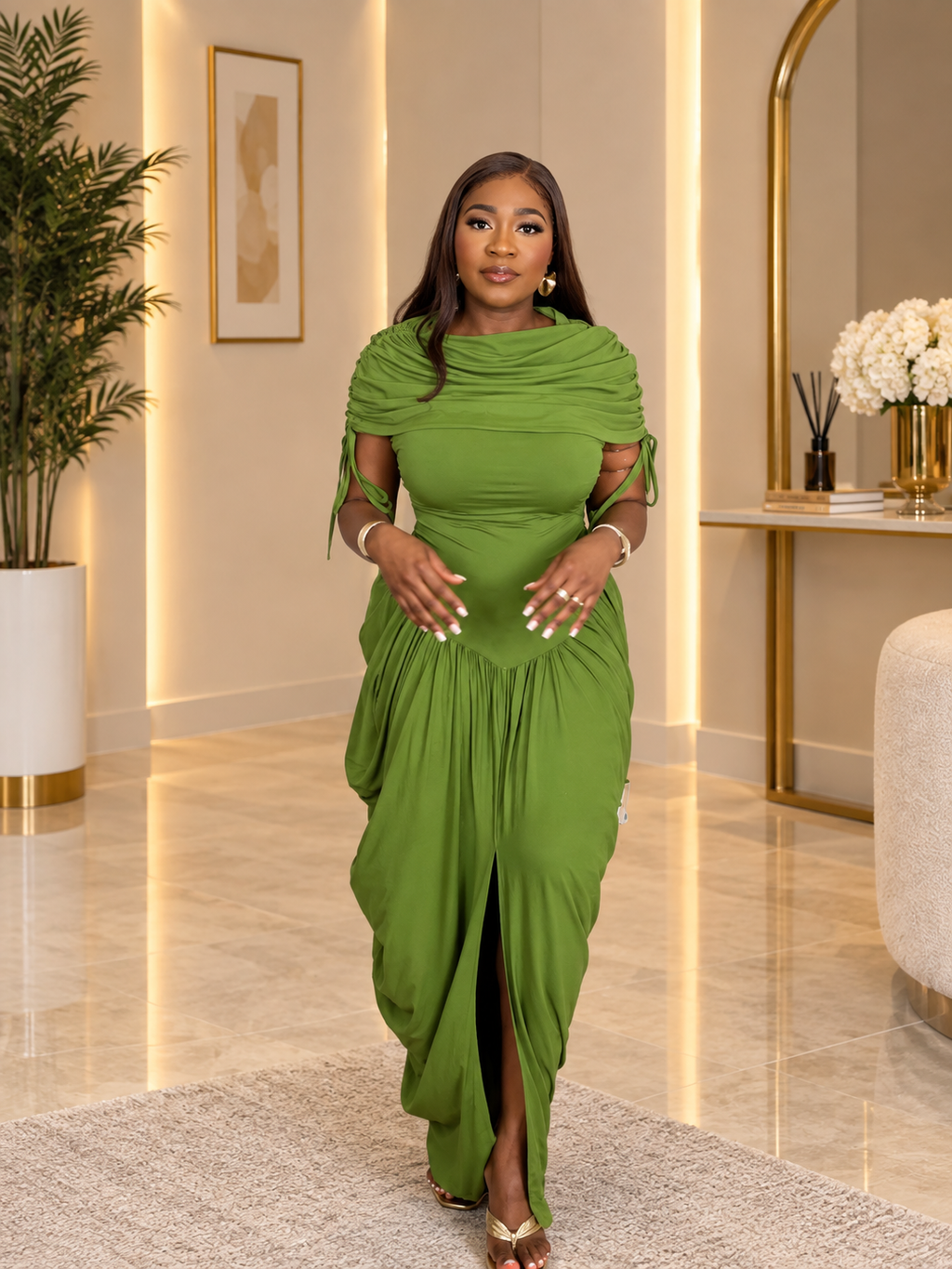 Verdant Muse Dress