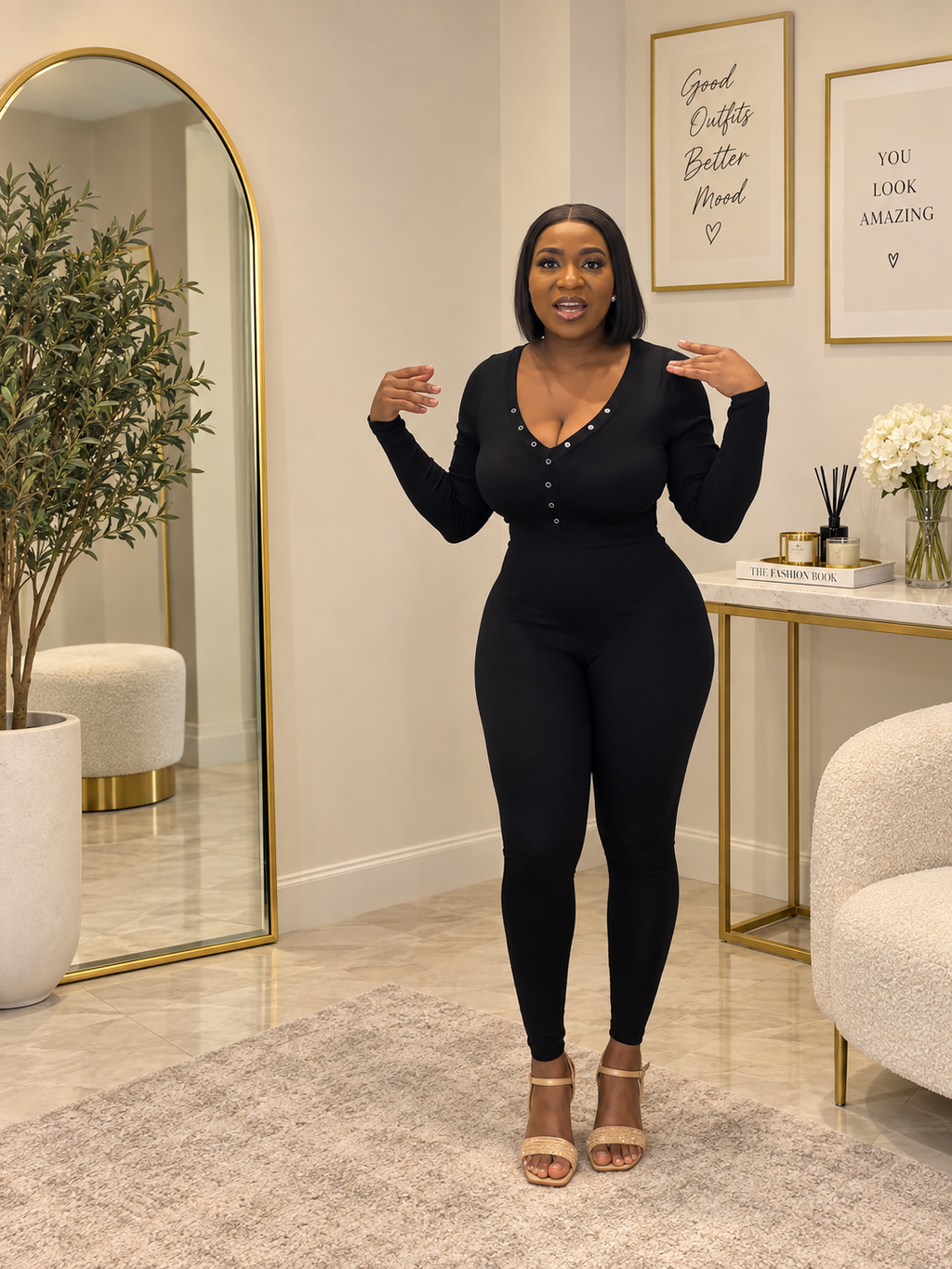 Buttoned Jumpsuit