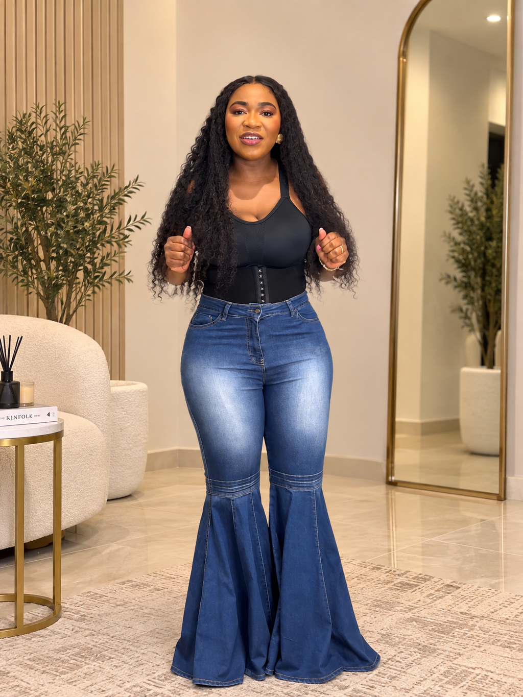 Drama girl flare jeans