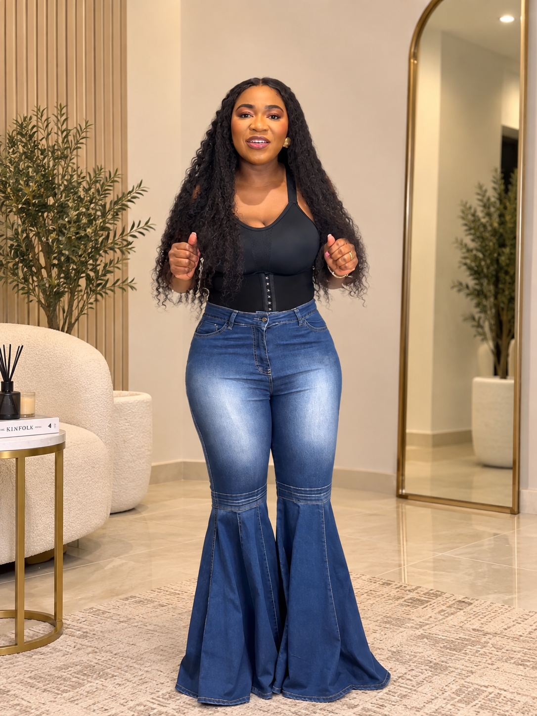Drama girl flare jeans