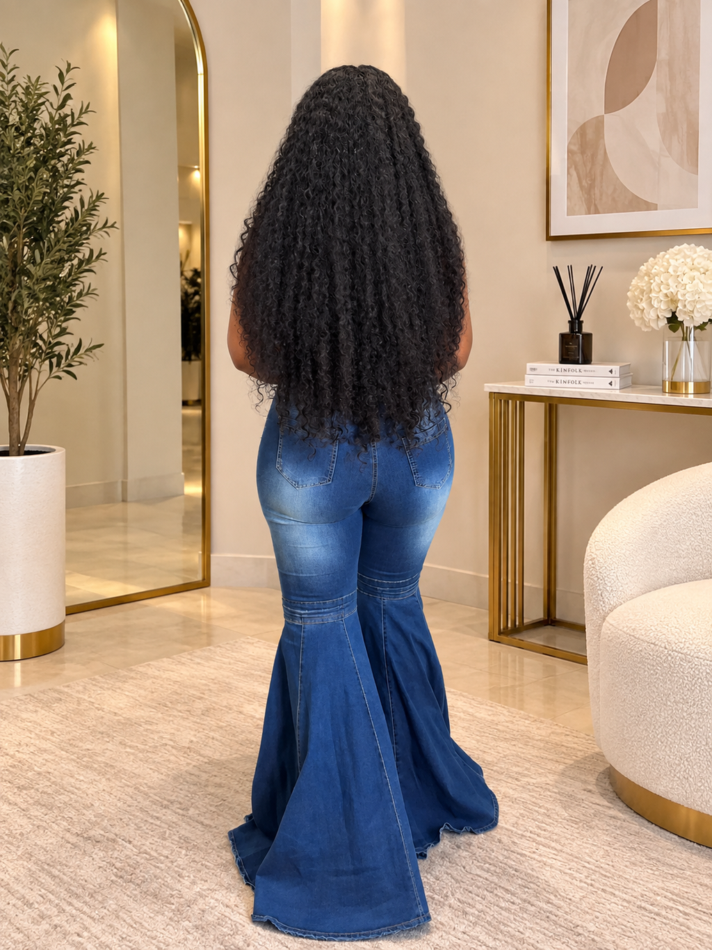 Drama girl flare jeans