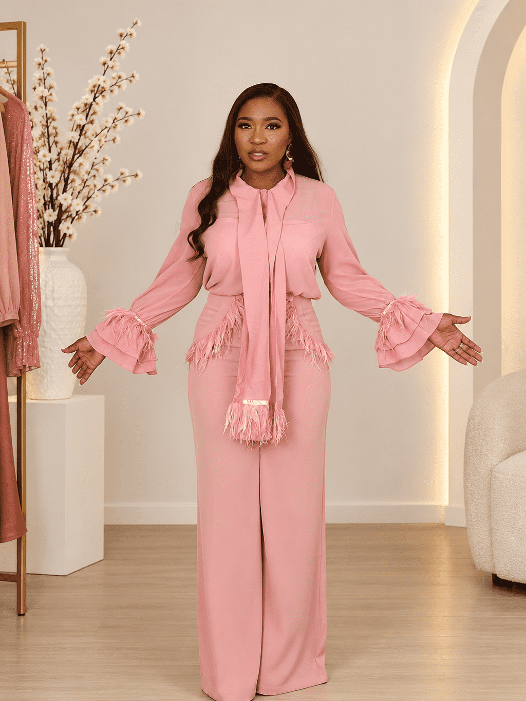 Elegant Feather Set