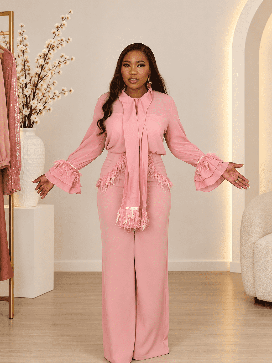 Elegant Feather Set